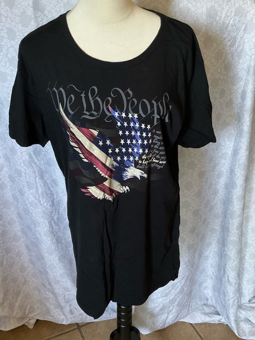 Cody James Black Cotton Graphic Tee - Size L